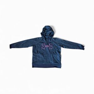 LG Kids Blue Hoodie with Pink Logo
